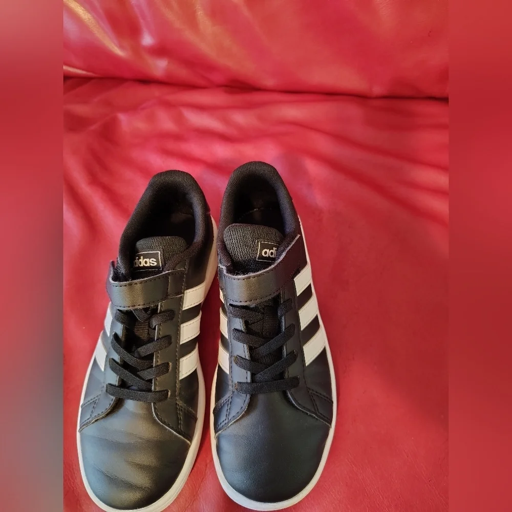 adidas Black and White Boat Shoes